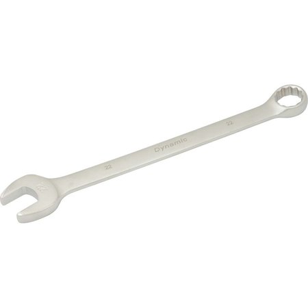 DYNAMIC Tools 22mm 12 Point Combination Wrench, Contractor Series, Satin D074422